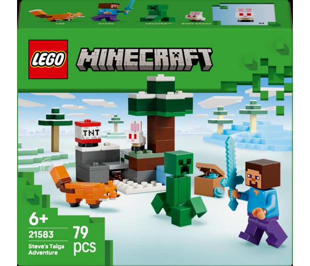 LEGO MINECRAFT 21583 Przygoda Steve’a w tajdze - 1473415 - zdjęcie